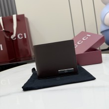 구찌 메탈 로고 플라크 남성 반지갑 브라운 875588AAGTN