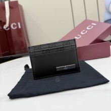 구찌 26FW  남성 메탈 태그 카드 케이스 블랙 A001XB