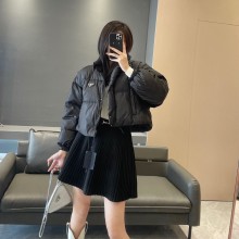프라다 여성 코듀로이 크롭 벨벳 다운 재킷 점퍼 4컬러 291805VZBF0002S222  G