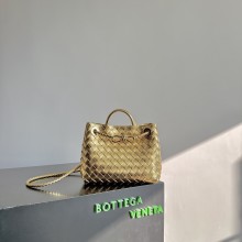 보테가베네타 스몰 안디아모 골드 토트백 743568
