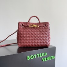 보테가베네타 스몰 안디아모 레드 토트백 743568