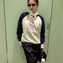 프라다 26FW 코튼 크루넥 스웨트셔츠 134732-6376-F056F  H