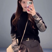미우미우 울 캐시미어 스웨터 MML07L  H