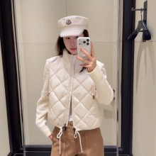 몽클레어 코튼 블렌드 패드 집업 가디건 2컬러 L20939B00007N0004742  M