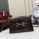 구찌 홀스빗 두오모 미디움 탑 핸들 백 브라운 A006N6