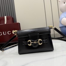구찌  홀스빗 두오모 스몰 탑 핸들백 블랙 A006O9